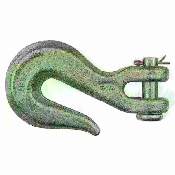 Midwest Fastener 3/8" Hot Dip Galvanized Steel Clevis Grab Hooks 54650 - main